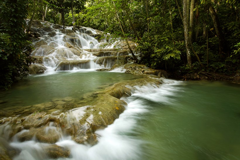 Dunn's River Falls near Ocho Rios, Jamaica